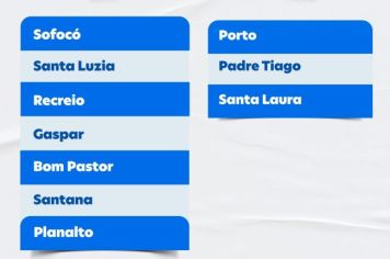 Cronograma Fevereiro 2025