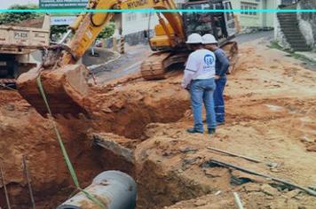 Obras de Drenagem Pluvial do Bairro do Porto objetivam solucionar problema antigo dos moradores