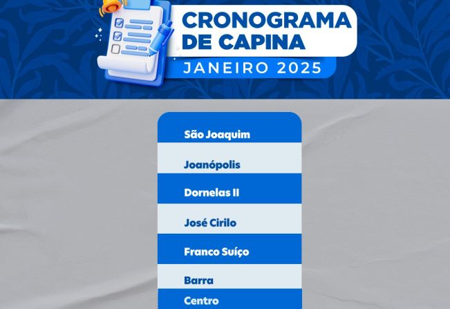 Cronograma de Capina